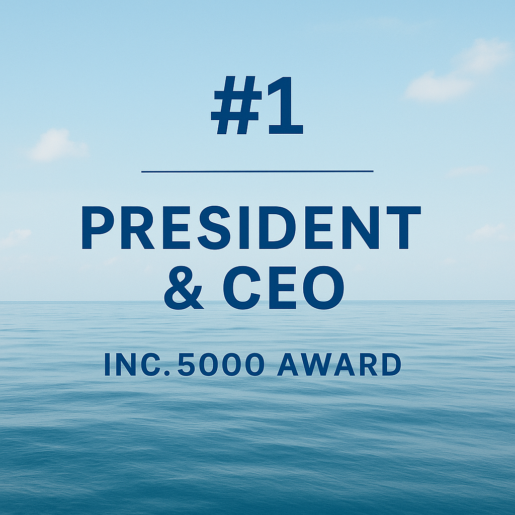 INFINITI HR among the 2025 Inc. 5000 fastest-growing companies in America, highlighted with clean blue design