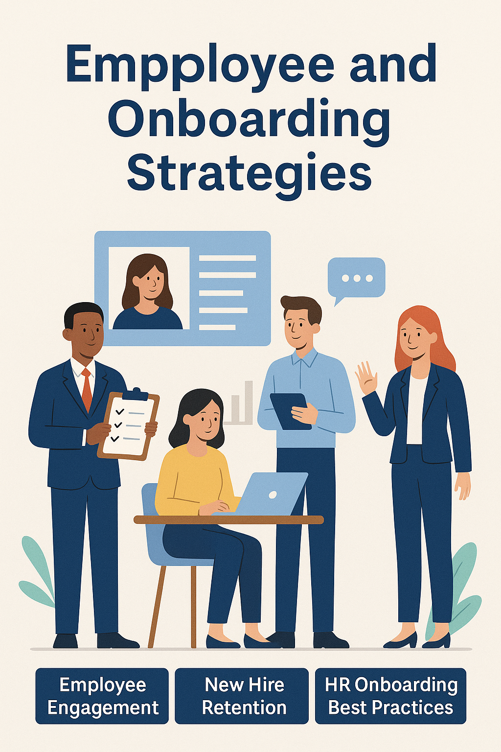 HR onboarding best practices infographic showing personalized onboarding for new hire retention