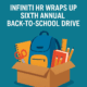INFINITI HR's back-to-school donation drive featured in HR company community outreach campaign