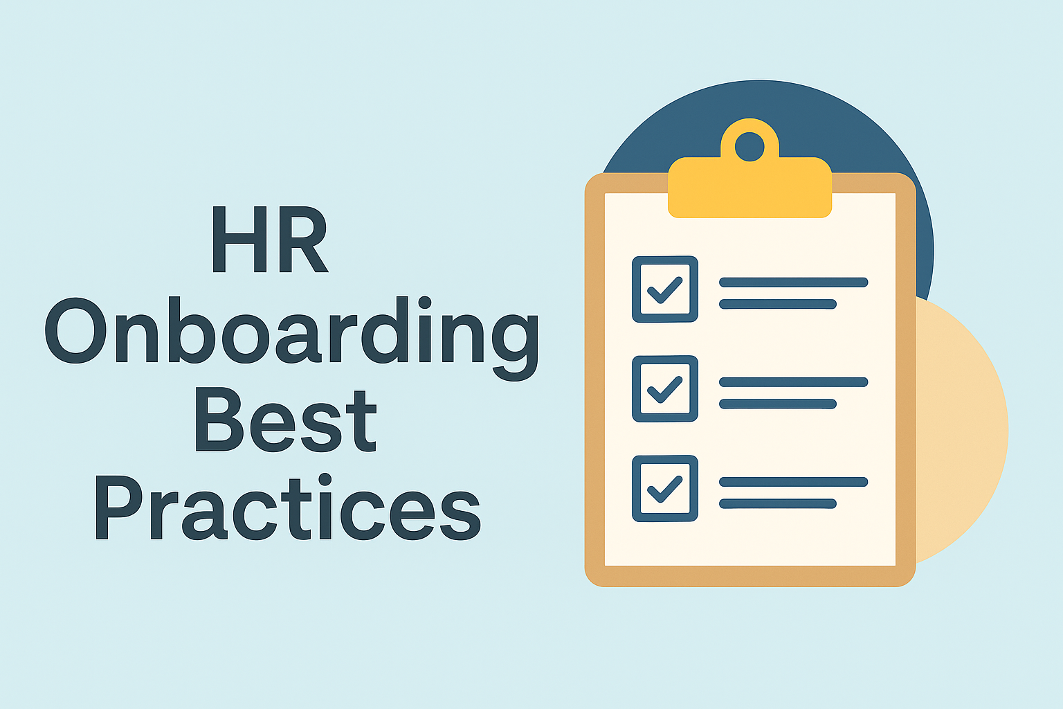 Infographic outlining HR onboarding best practices for improving employee retention and engagement