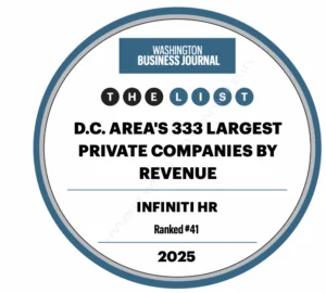 INFINITI HR team recognized among the largest private companies in Washington DC 2025