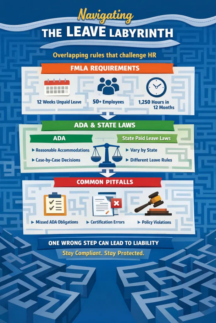 FMLA, ADA, and Leave Law Compliance Risks for Employers