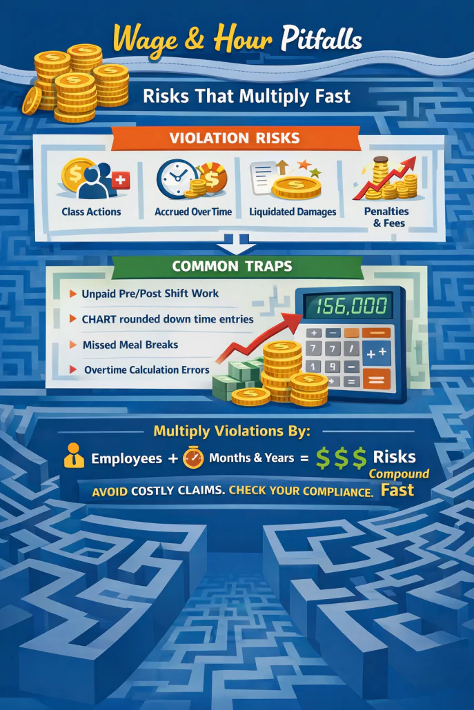 Wage and Hour Violations That Lead to Department of Labor Penalties